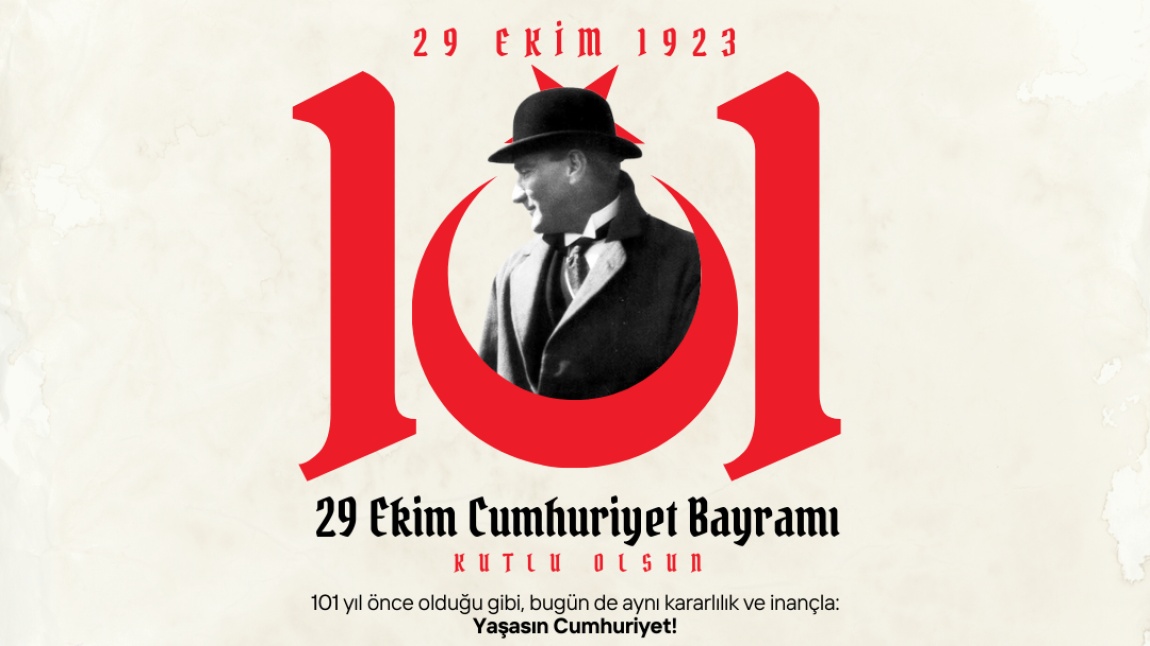 29 Ekim Cumhuriyet Bayramı Kutlu Olsun